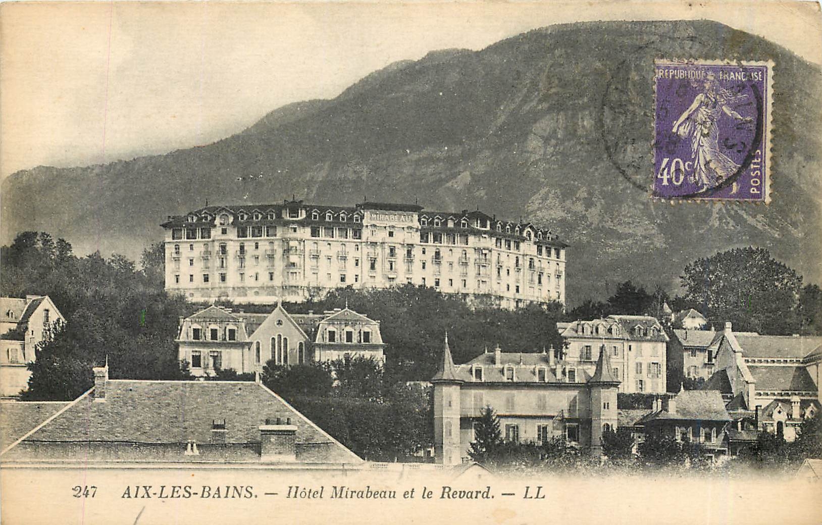 CPA Aix les Bains Hotel Mirabeau et le Revard 