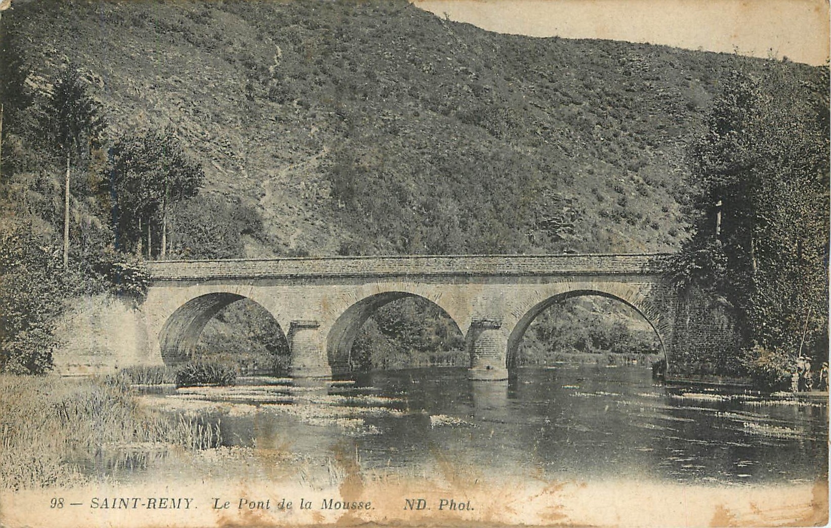 CPA Saint Remy Le Pont de la Mousse 
