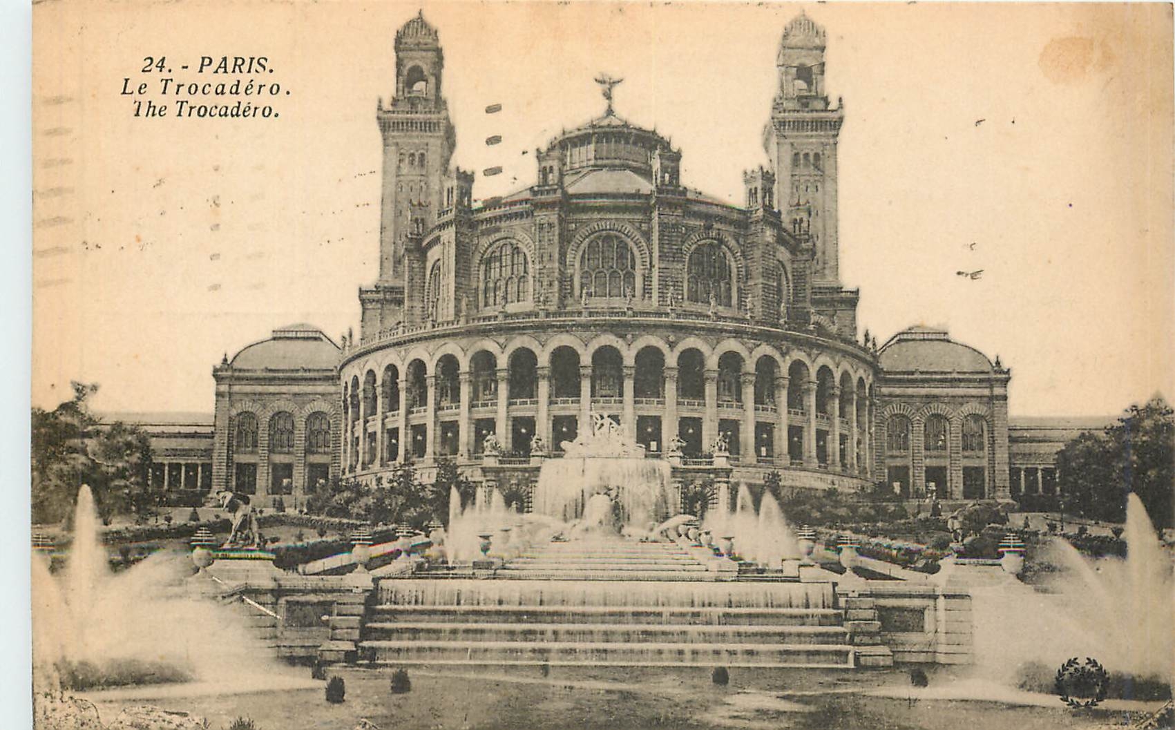 CPA Paris Le Trocadero 