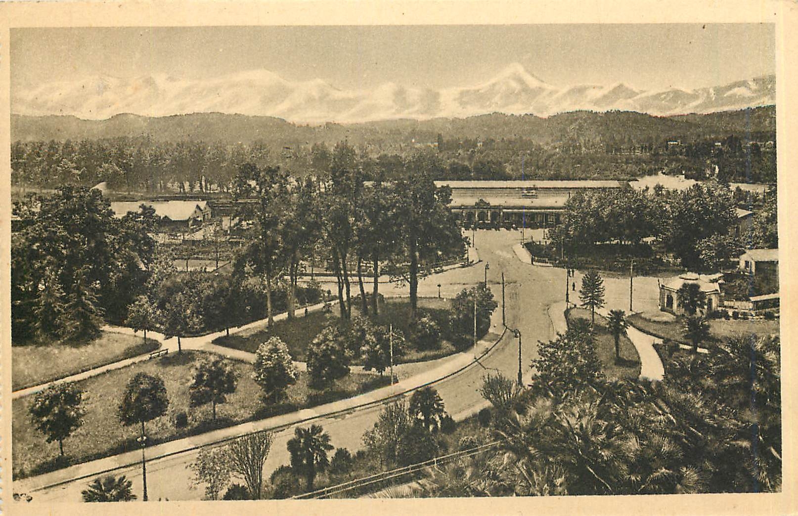 La Gare et la Chaîne des Pyrénées — Pau, Basse-Pyrénées — C.C. 13