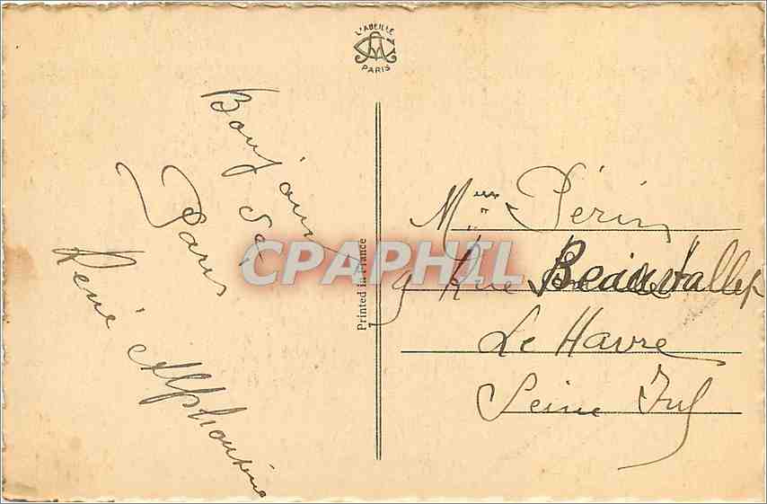 CPA Paris La Seine la Cite le Vert Galant Notre Dame  — Rückseite