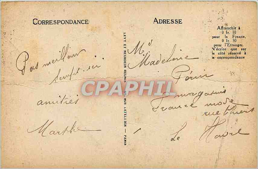 CPA Paris Tombeau de l'Empereur aux Invalides  — Verso