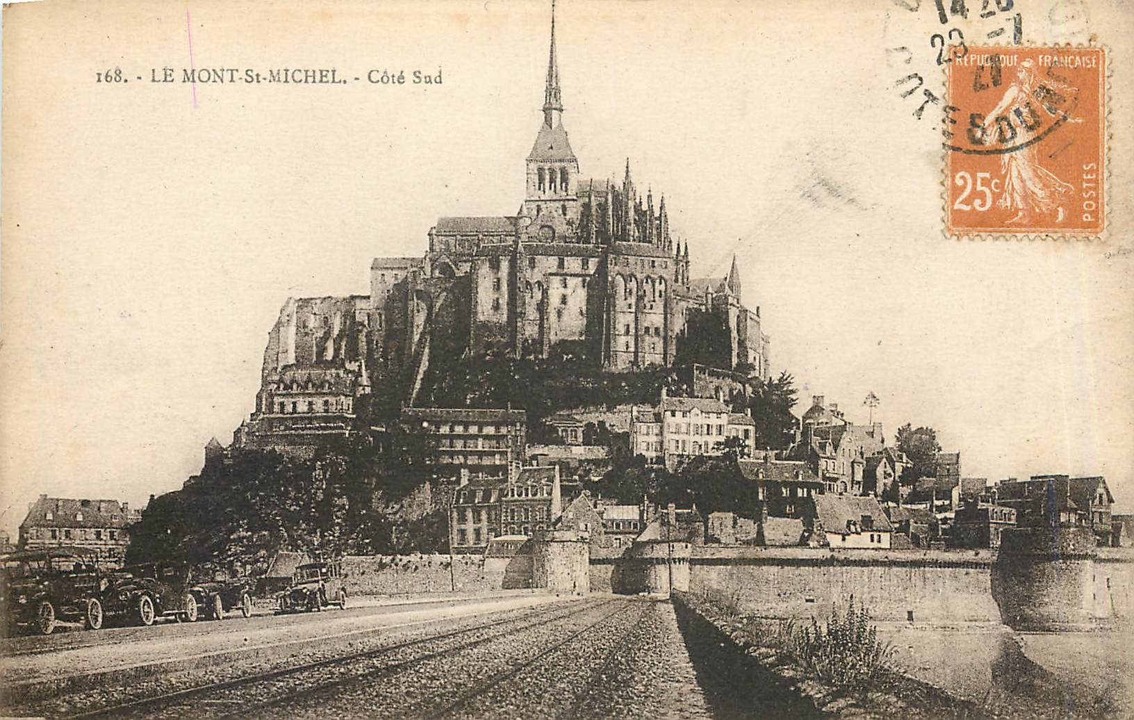 CPA Le Mont St Michel Cote Sud 