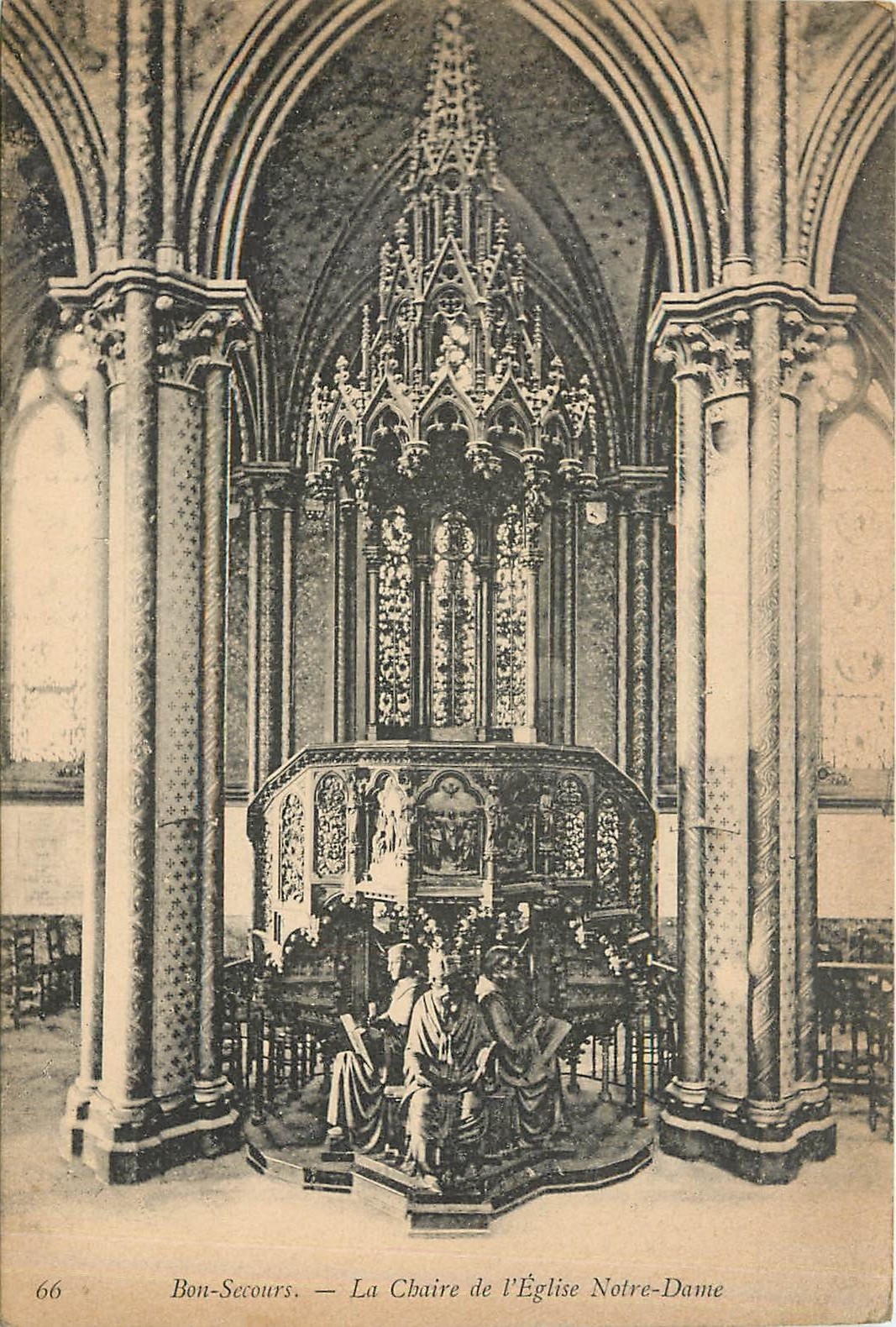 CPA Bon Secours La Chaire de l'Eglise Notre Dame 