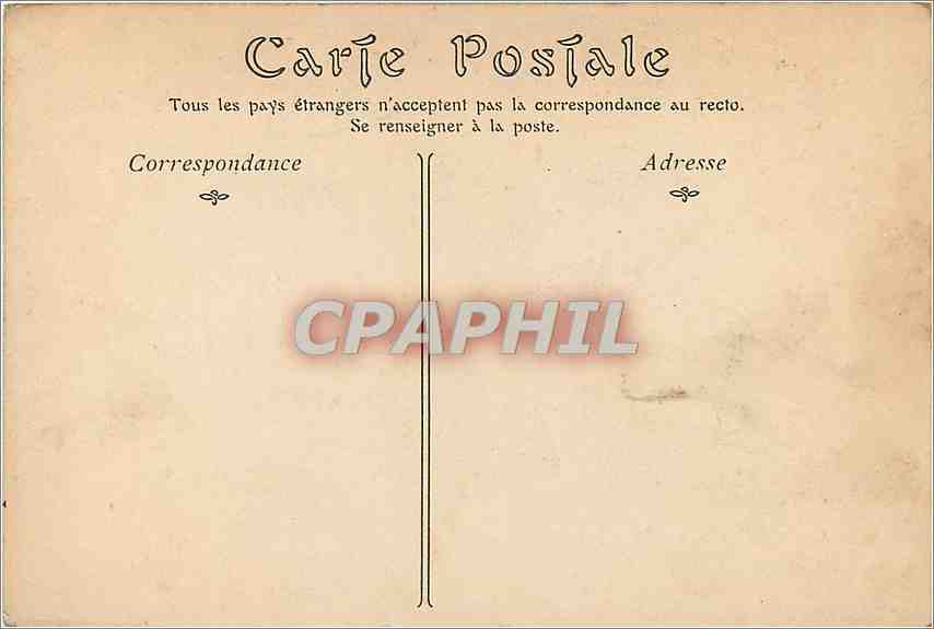 CPA Bon Secours La Chaire de l'Eglise Notre Dame  — Rückseite