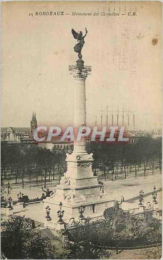 Bordeaux — Monument des Girondins — C.B.