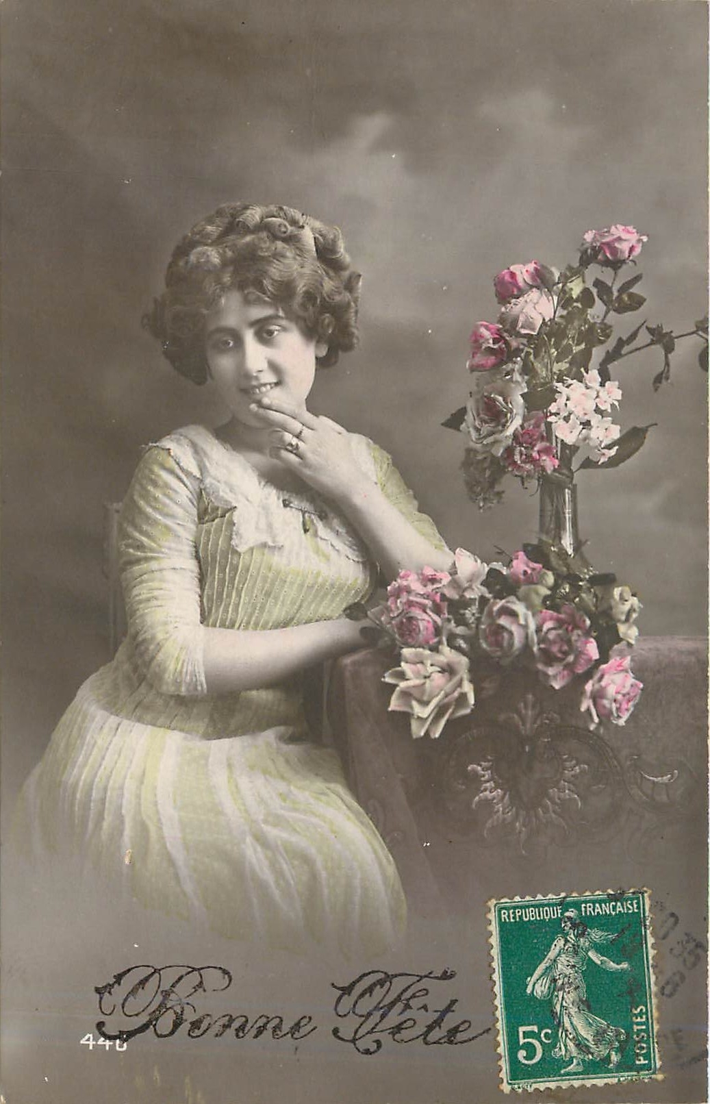 CPA Bonne Fete Femme