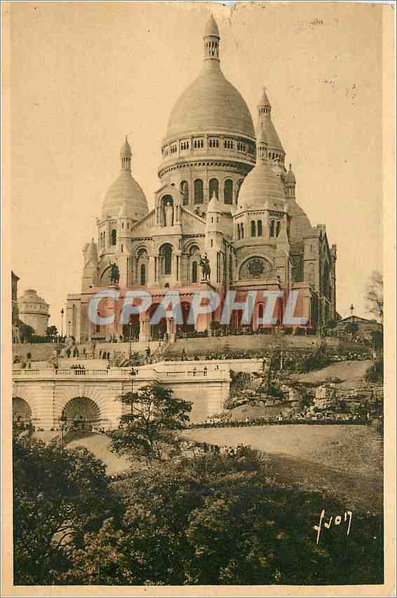CPA Paris Basilique du Sacre Coeur de Montmartre 