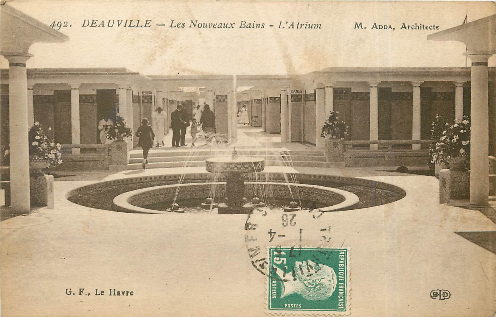 Deauville — Les Nouveaux Bains — L'Atrium — M. Adda, Architecte