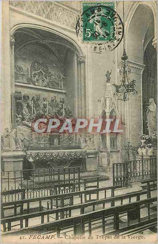 CPA Fecamp Chapelle du Trepas de la Vierge 