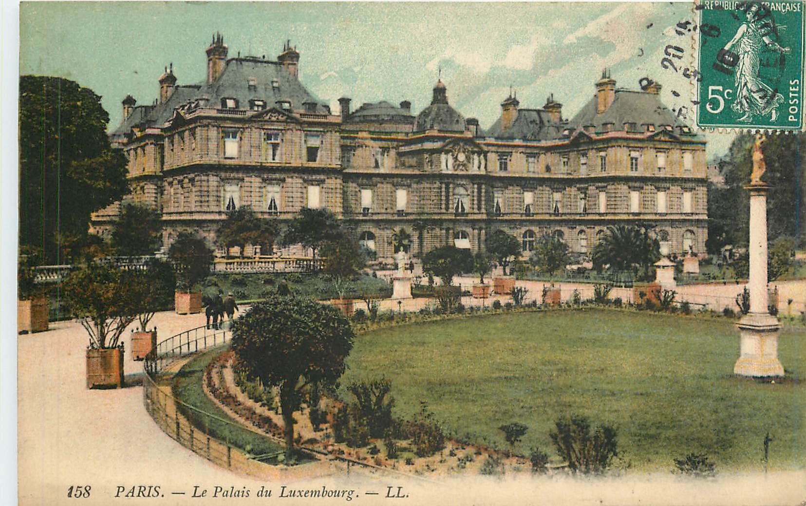 CPA Paris Le Palais du Luxembourg 