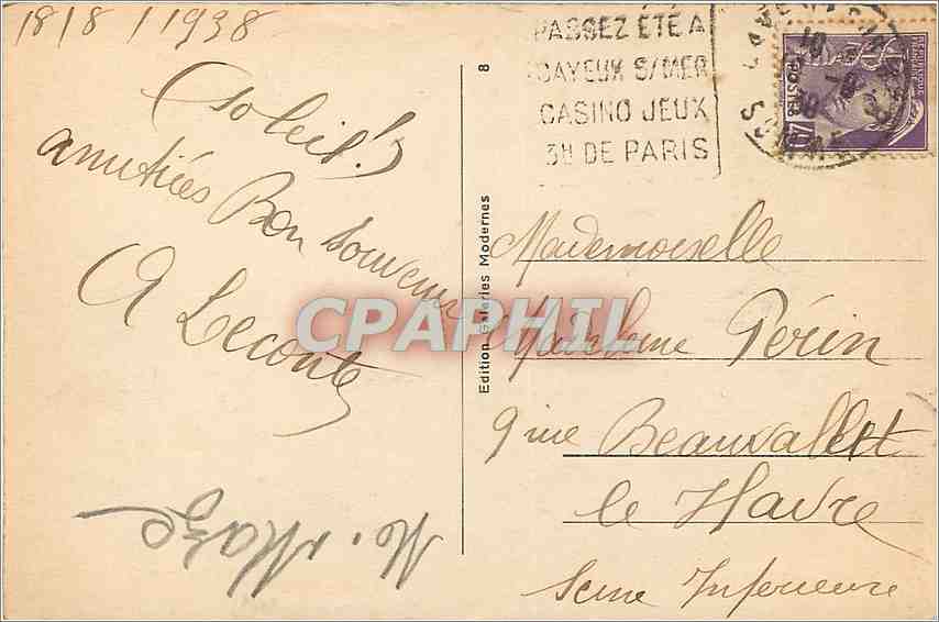 CPA Cayeux sur Mer La Plage et Bar du Soleil  — Back