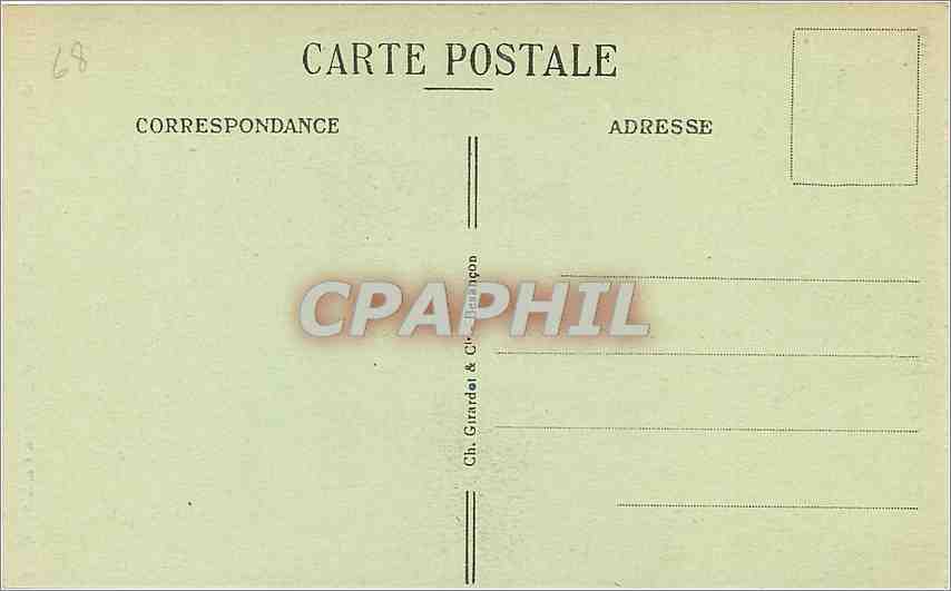 CPA Thann Eglise Saint Thiebaut Grand Portail  — Rückseite