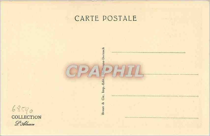 CPA St Hippolyte Le Fondereau  — Rückseite