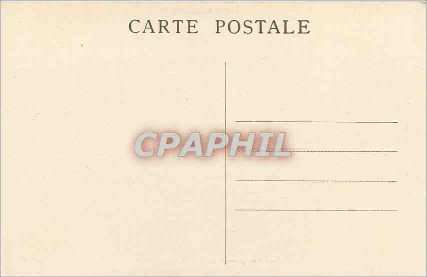 CPA Lyon Vue generale prise de la Croix Rousse  — Verso