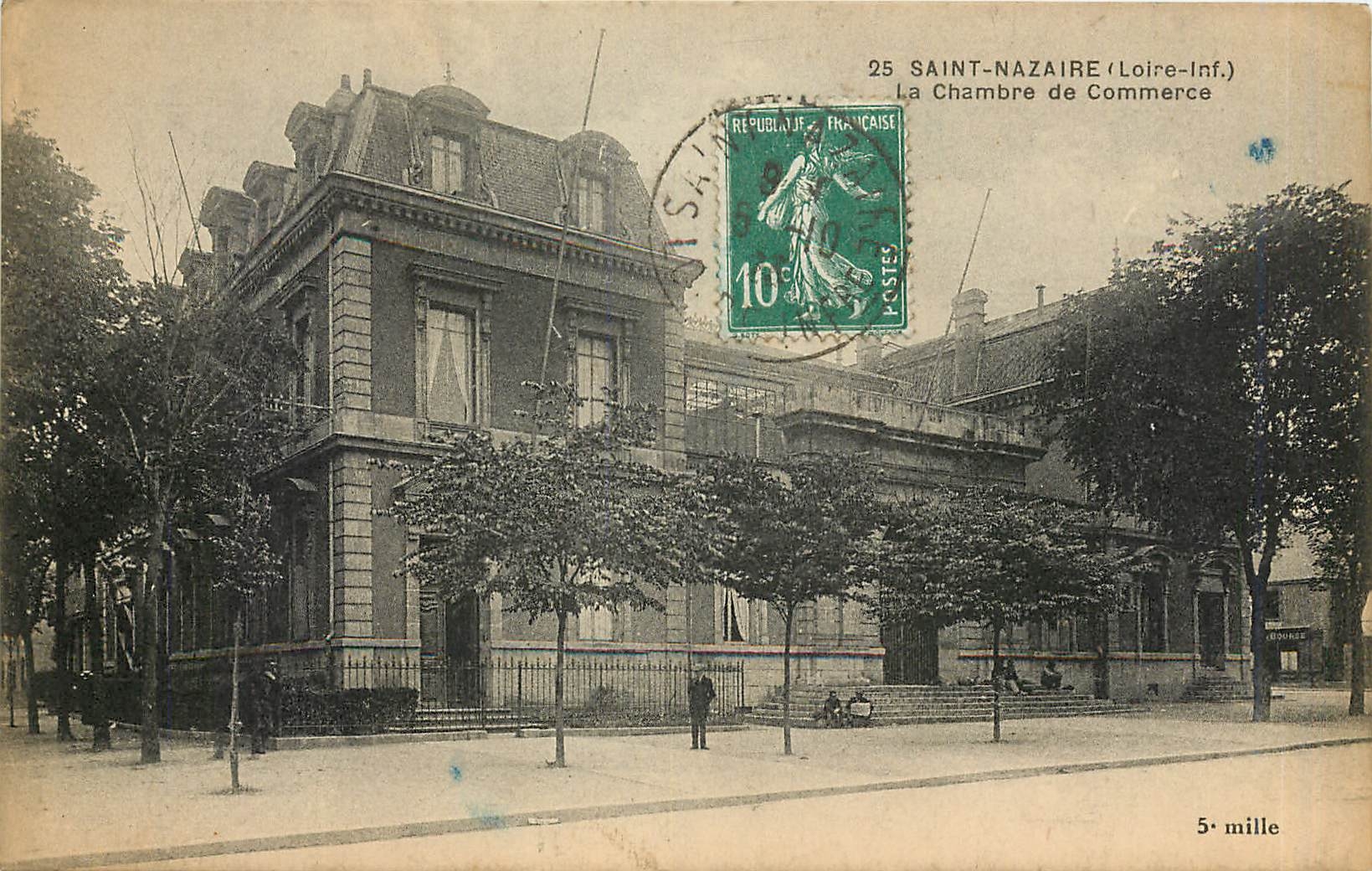 CPA Saint Nazaire Loire Inf La Chambre de Commerce 