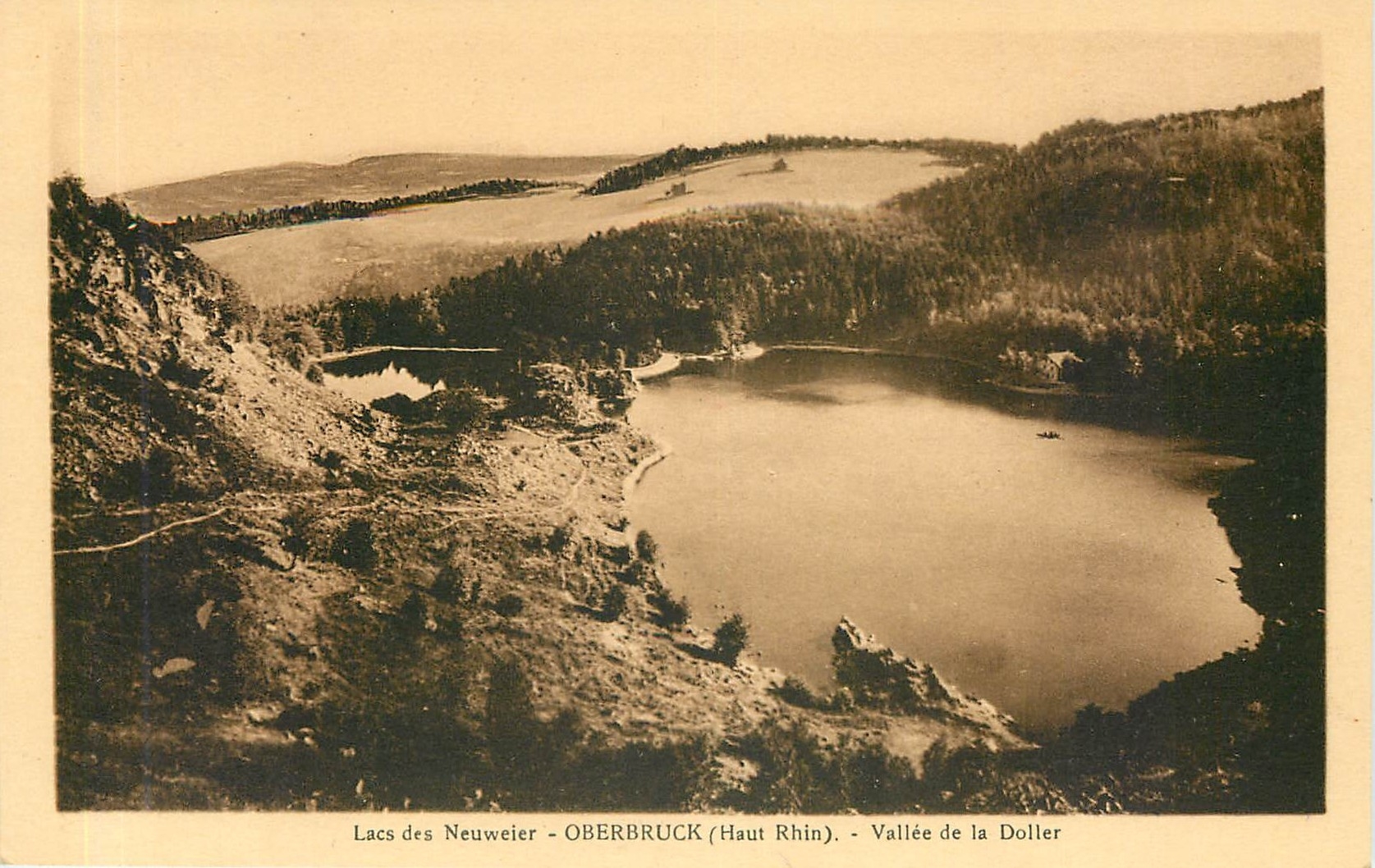 CPA Lacs des Neuweier Oberbruck Haut Rhin Vallee de la Doller 