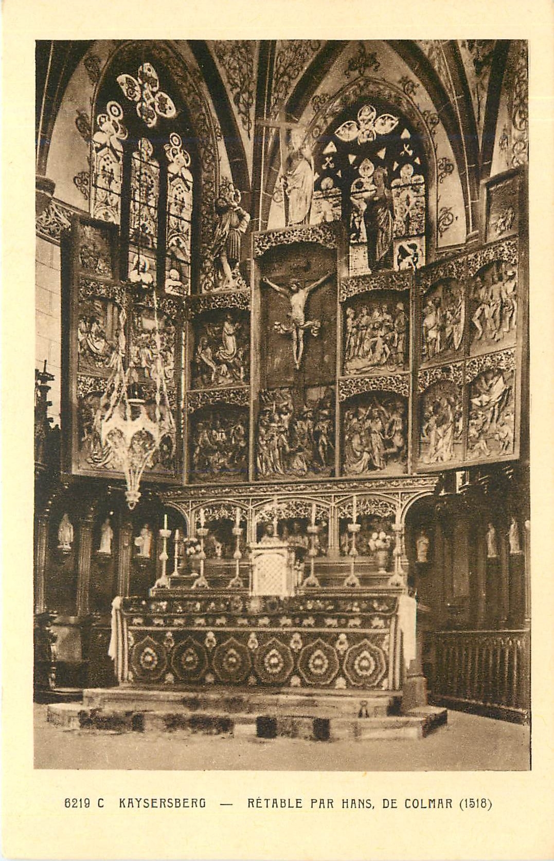 CPA Kaysersberg Retable par Hans de Colmar 