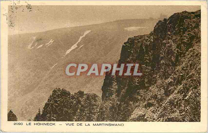 CPA Le Hohneck Vue de la Martinswand 