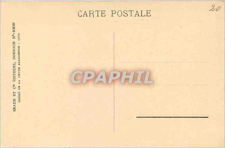 CPA Strasbourg Cathedrale Vierges Folles  — Rückseite