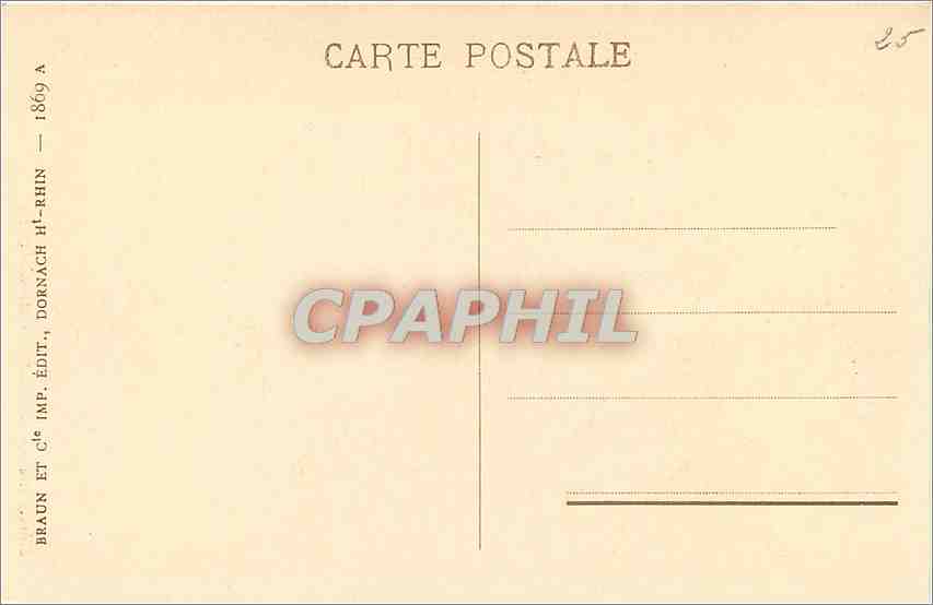 CPA Strasbourg Cathedrale Vierges Folles  — Rückseite