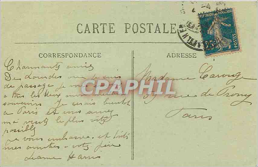 CPA Lourdes Saint Michel Le Calvaire Breton La Basilique  — Verso