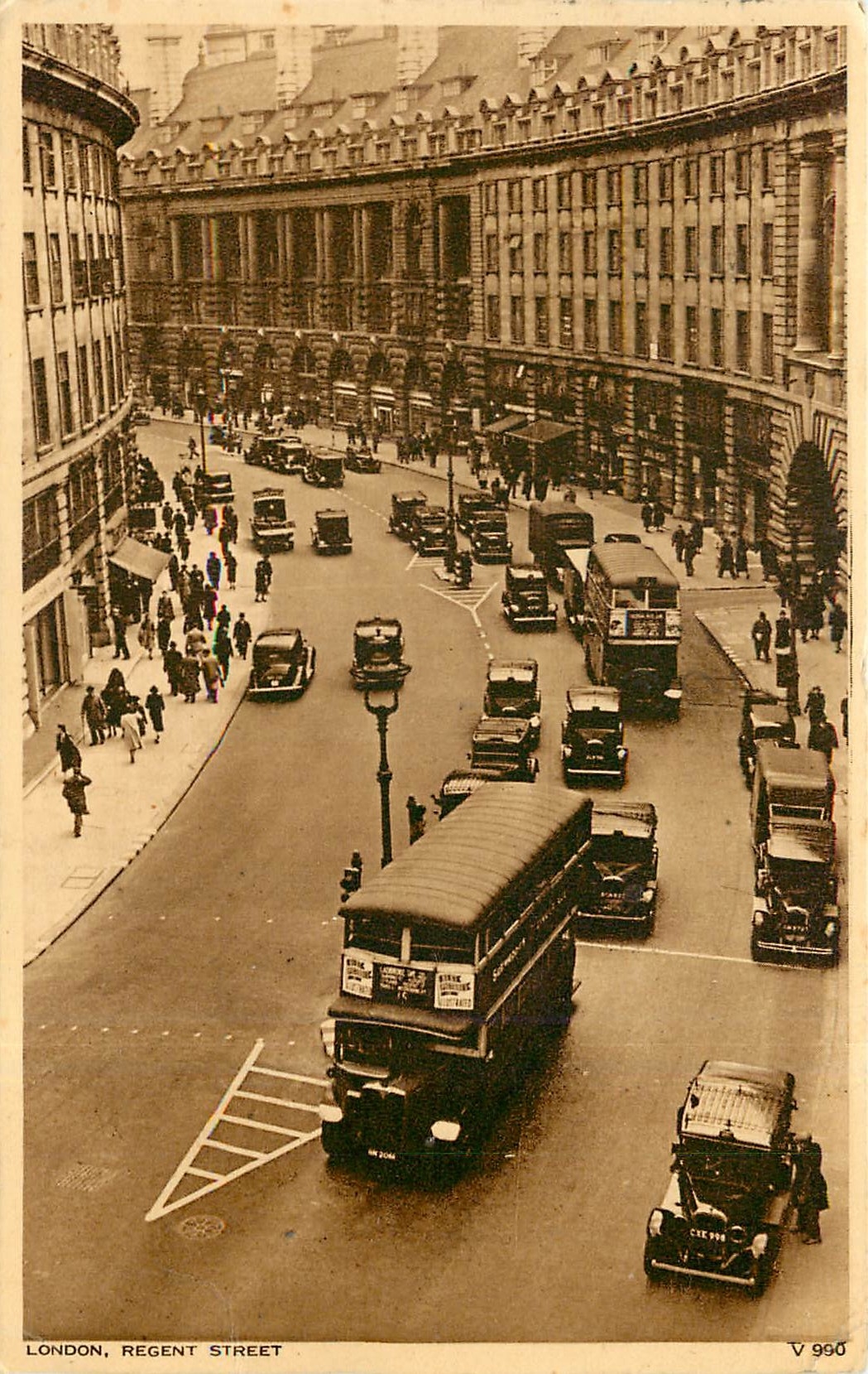 CPA London Regent Street Autobus