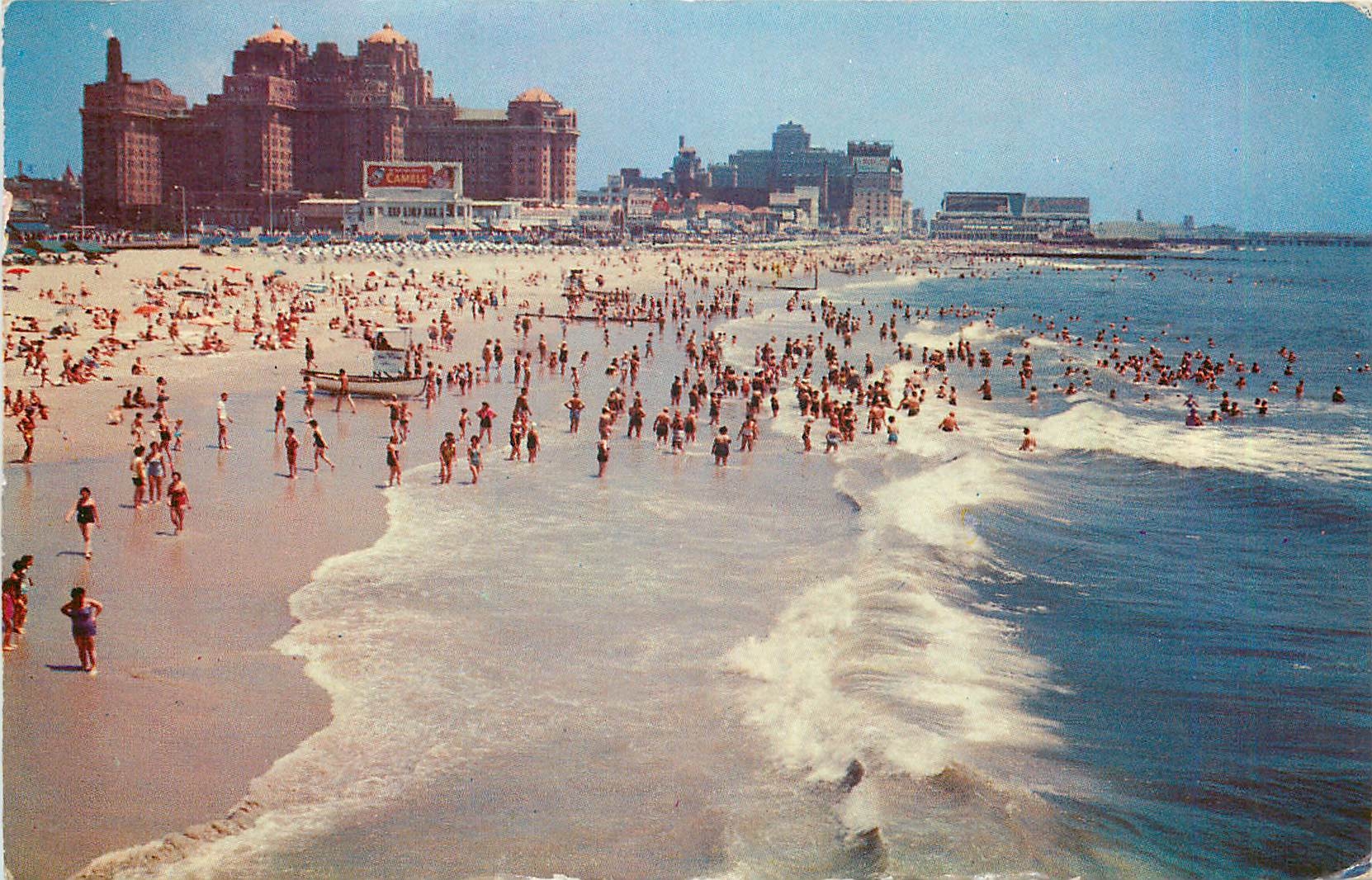 CPA Atlantic City Surf Bathing and Ocean Front at the World Famous Beach 