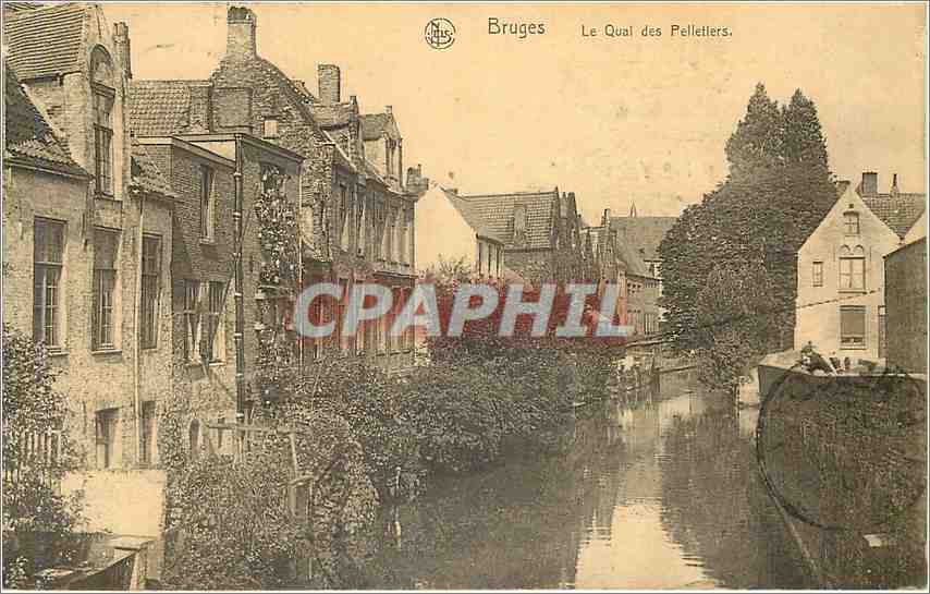 CPA Bruges Le Quai des Pelletiers 