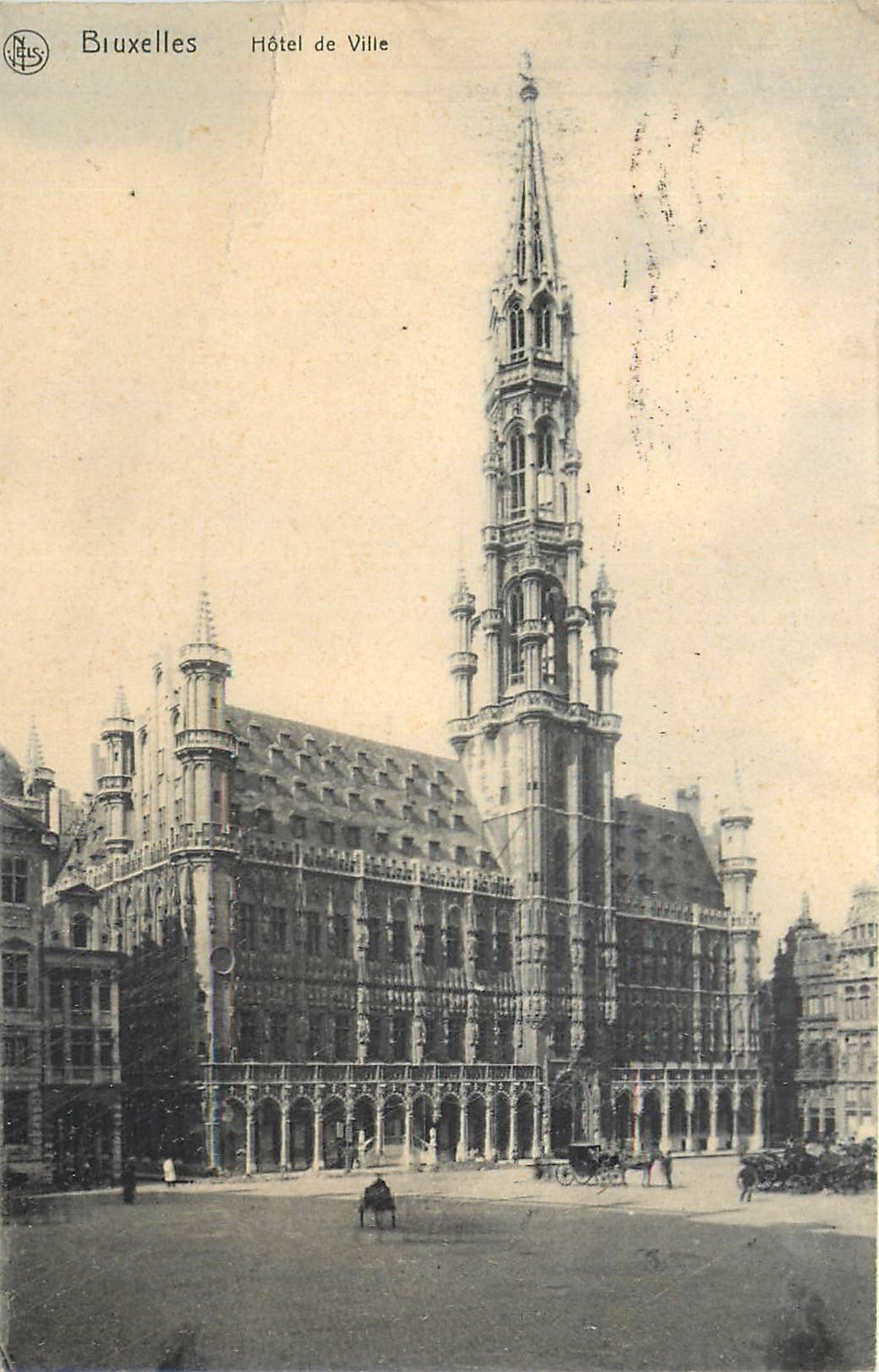 CPA Bruxelles Hotel de Ville 