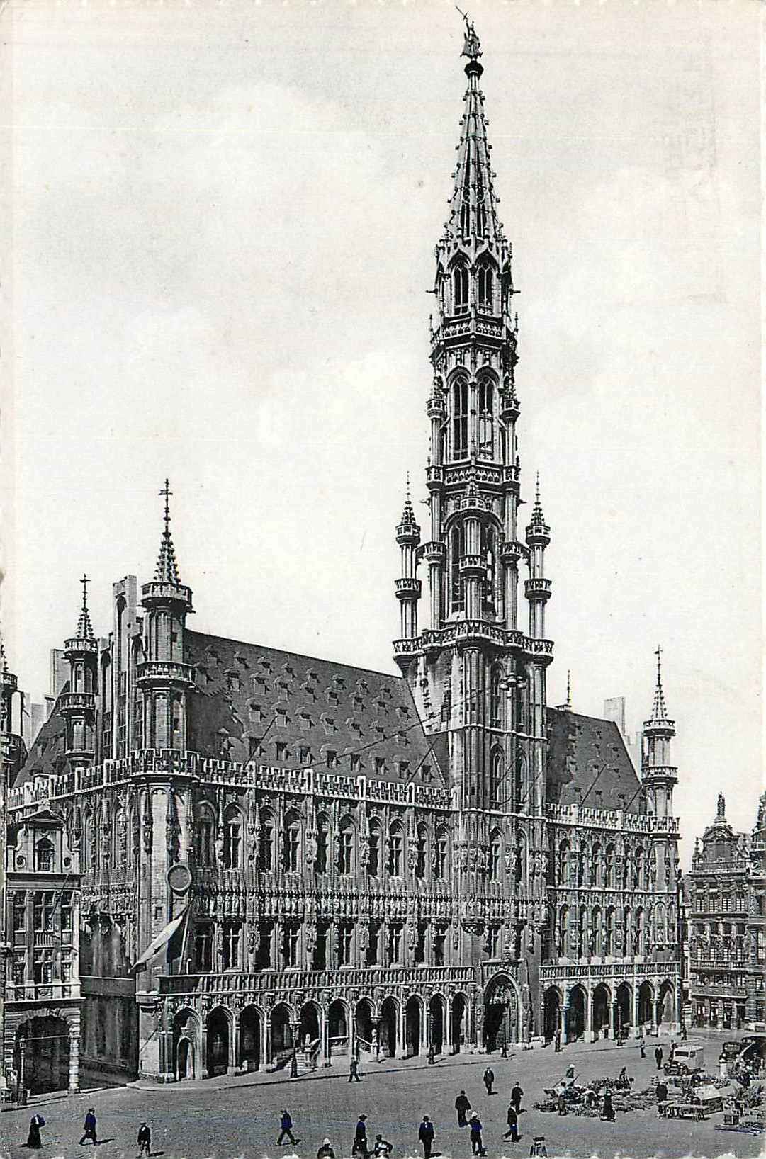 CPA Bruxelles Hotel de Ville 