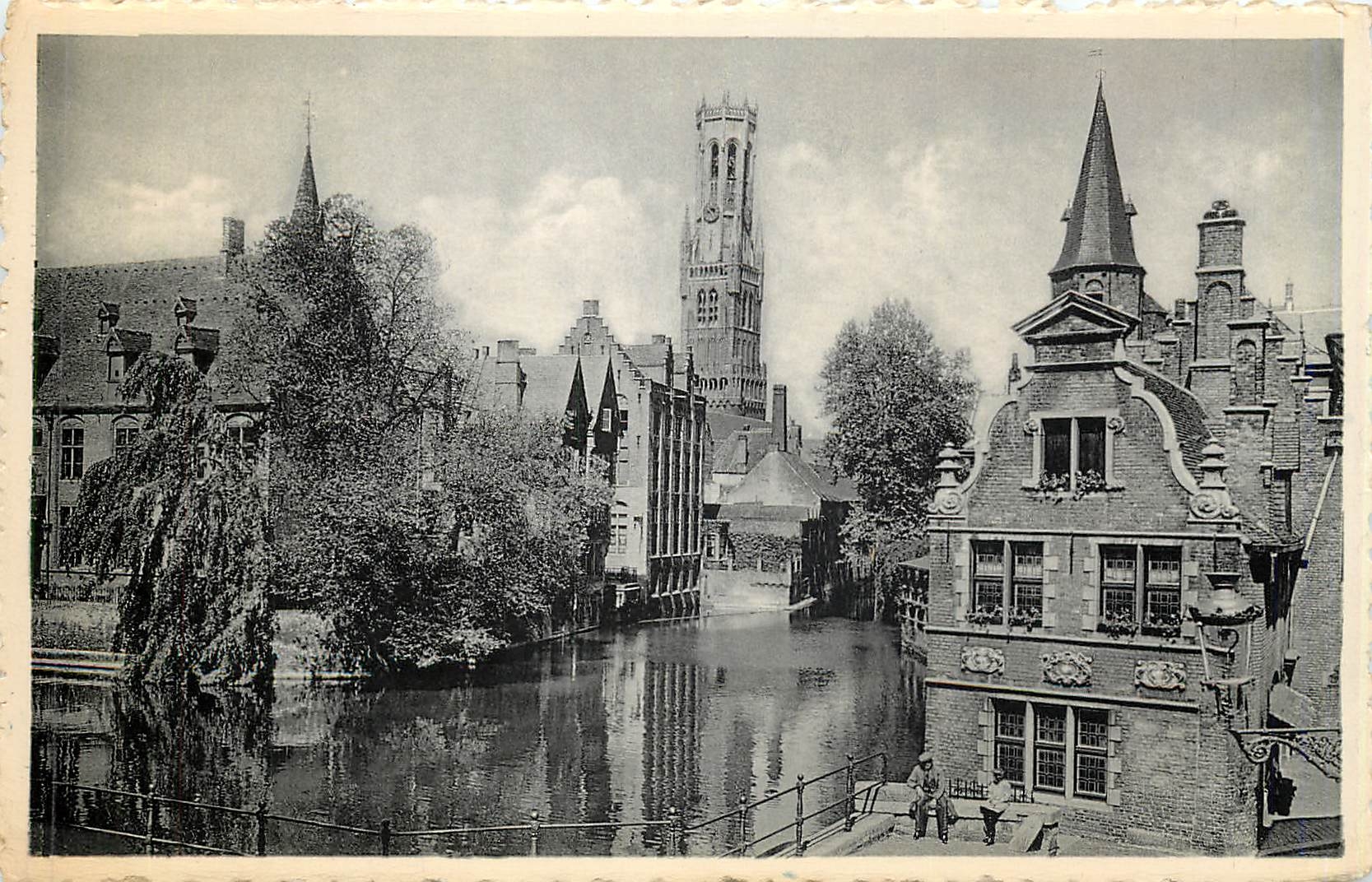 CPA Bruges Quai du Rosaire 