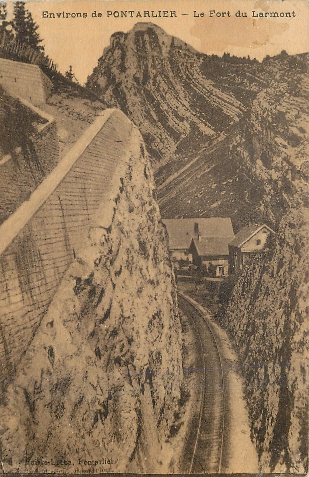 CPA Environs de Pontarlier Le Fort du Larmont 