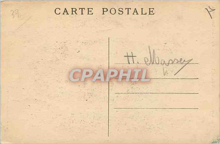 CPA Environs de Pontarlier Le Fort du Larmont  — Rückseite