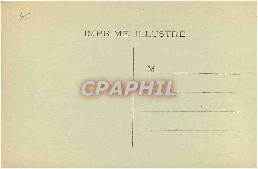 CPA Route de Pierrefitte Luz Pont de la Reine Hortense  — Verso