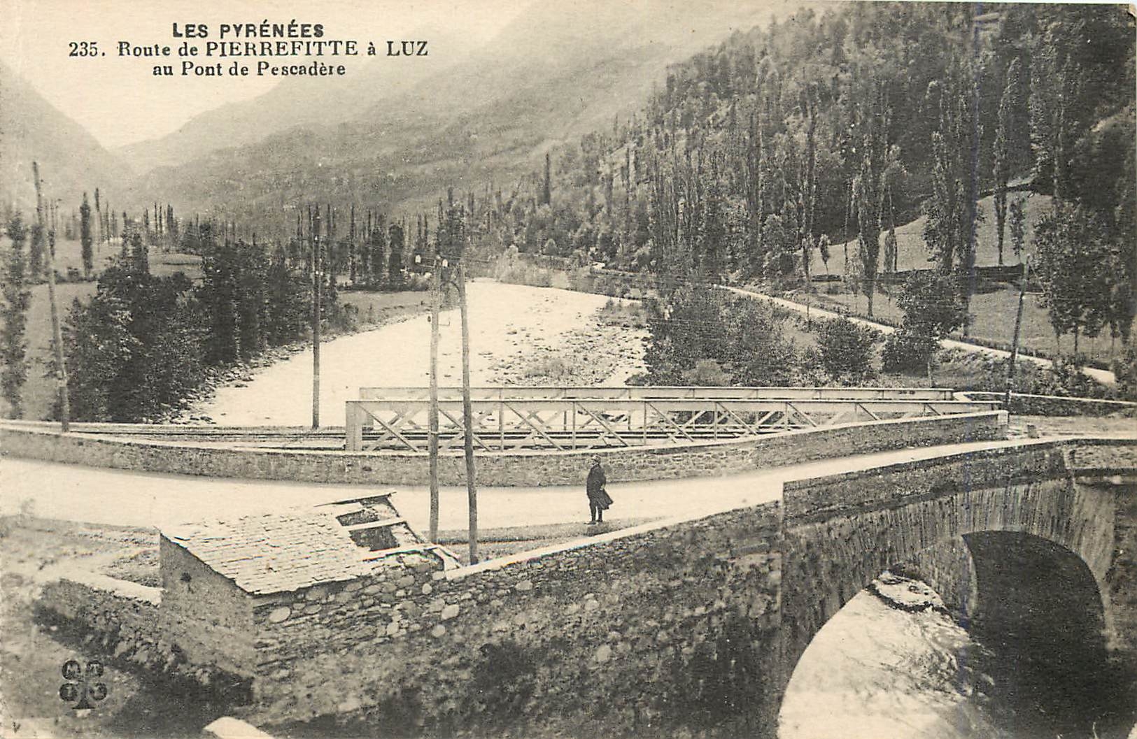 Les Pyrénées — Route de Pierrefitte à Luz au Pont de Pescadère — CPAPHIL n°235