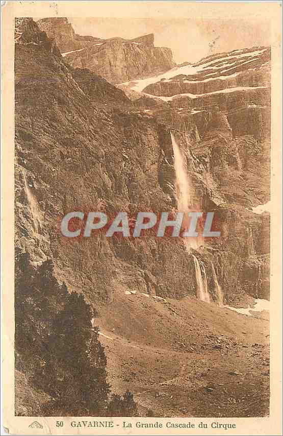 CPA Gavarnie La Grande Cascade du Cirque 