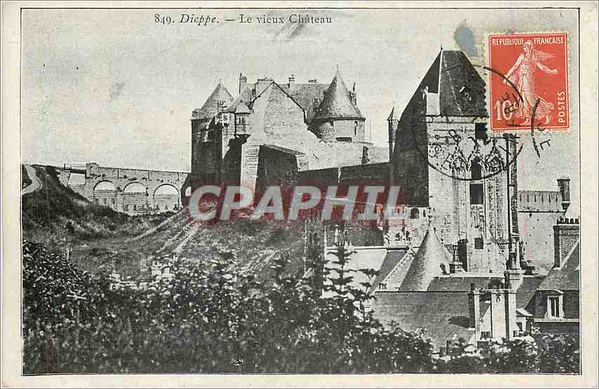 CPA Dieppe Le Vieux Chateau 