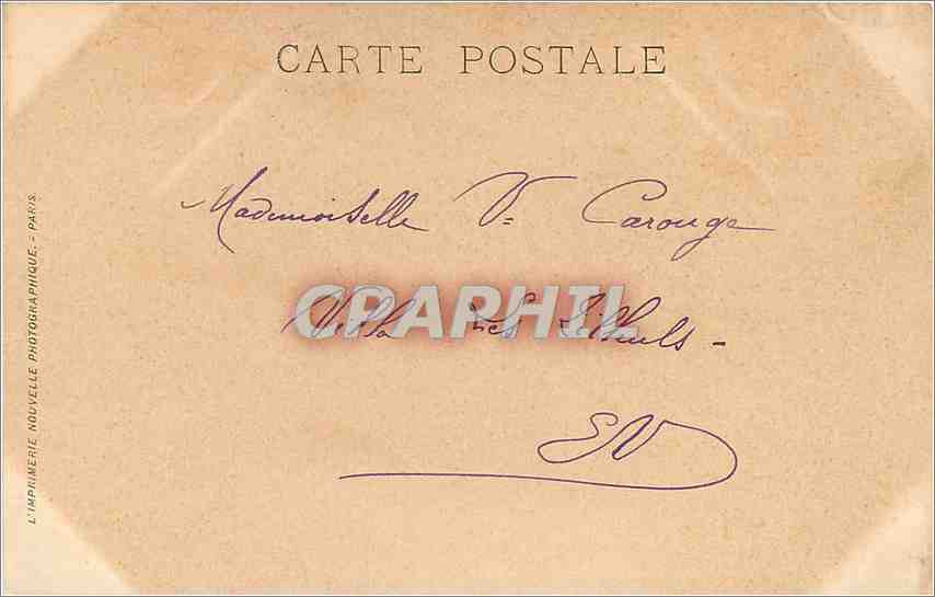 CPA Salon 1904 Cayron La Merveille  — Verso