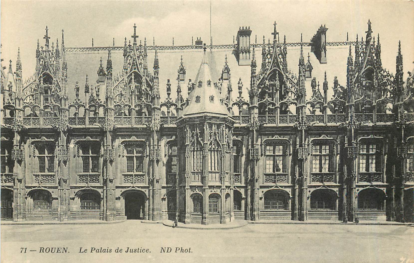 CPA Rouen Le Palais de Justice 