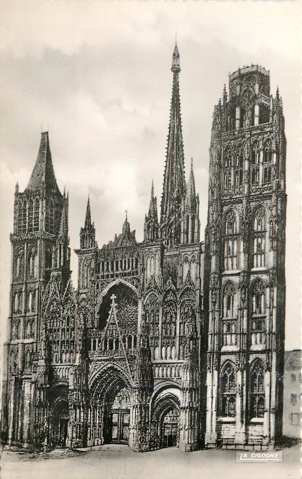 CPA Rouen Seine Maritime La Cathedrale 
