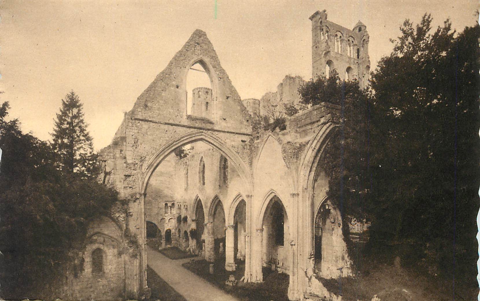 CPA Abbaye de Jumieges Les Ruines Eglise Saint Pierre 