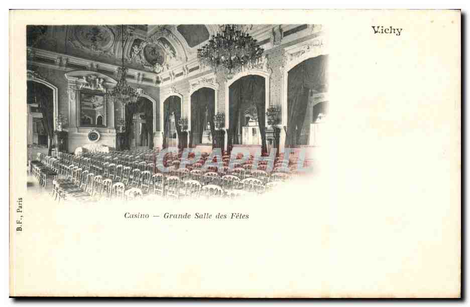 Vichy - Casino - Grand Salle des Fetes - CPA 