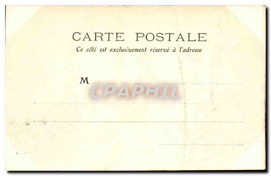 Vichy - Hopital Civil - CPA  — Verso