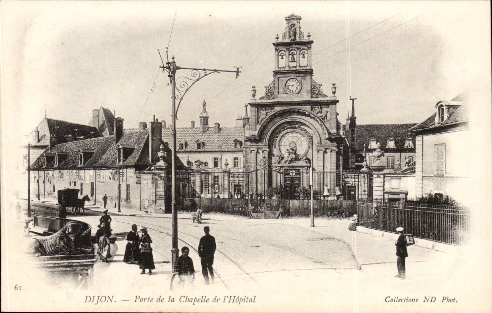 Dijon - Porte de la Chapelle de l'Hopital - CPA 
