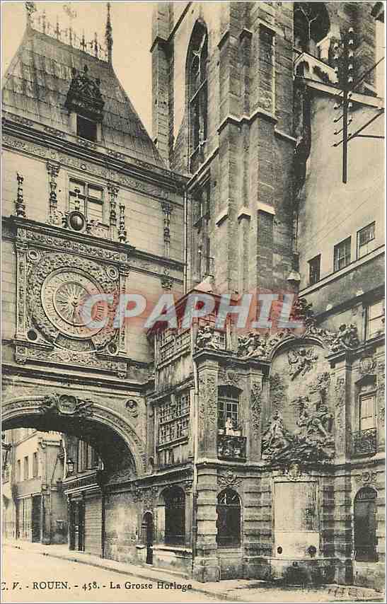 CPA La Grosse Horloge Rouen