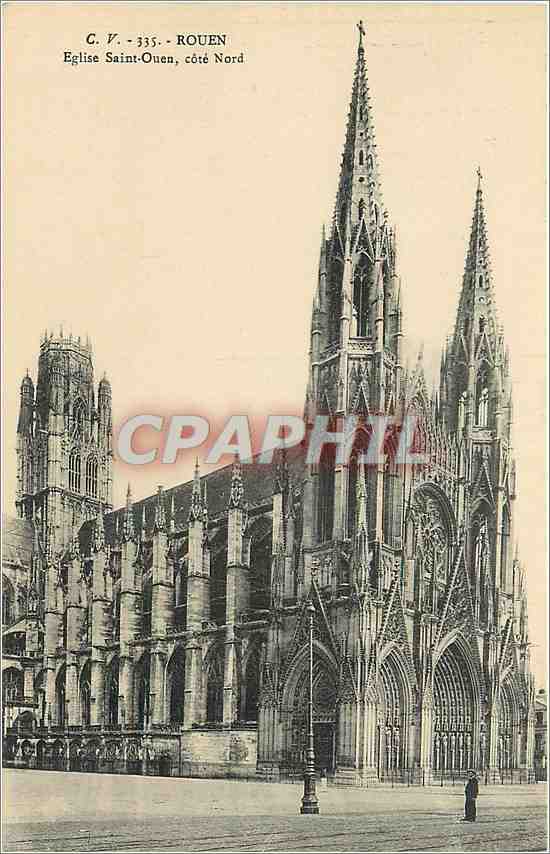 CPA ROUEN-Eglise Saint-Ouen  cote Nord
