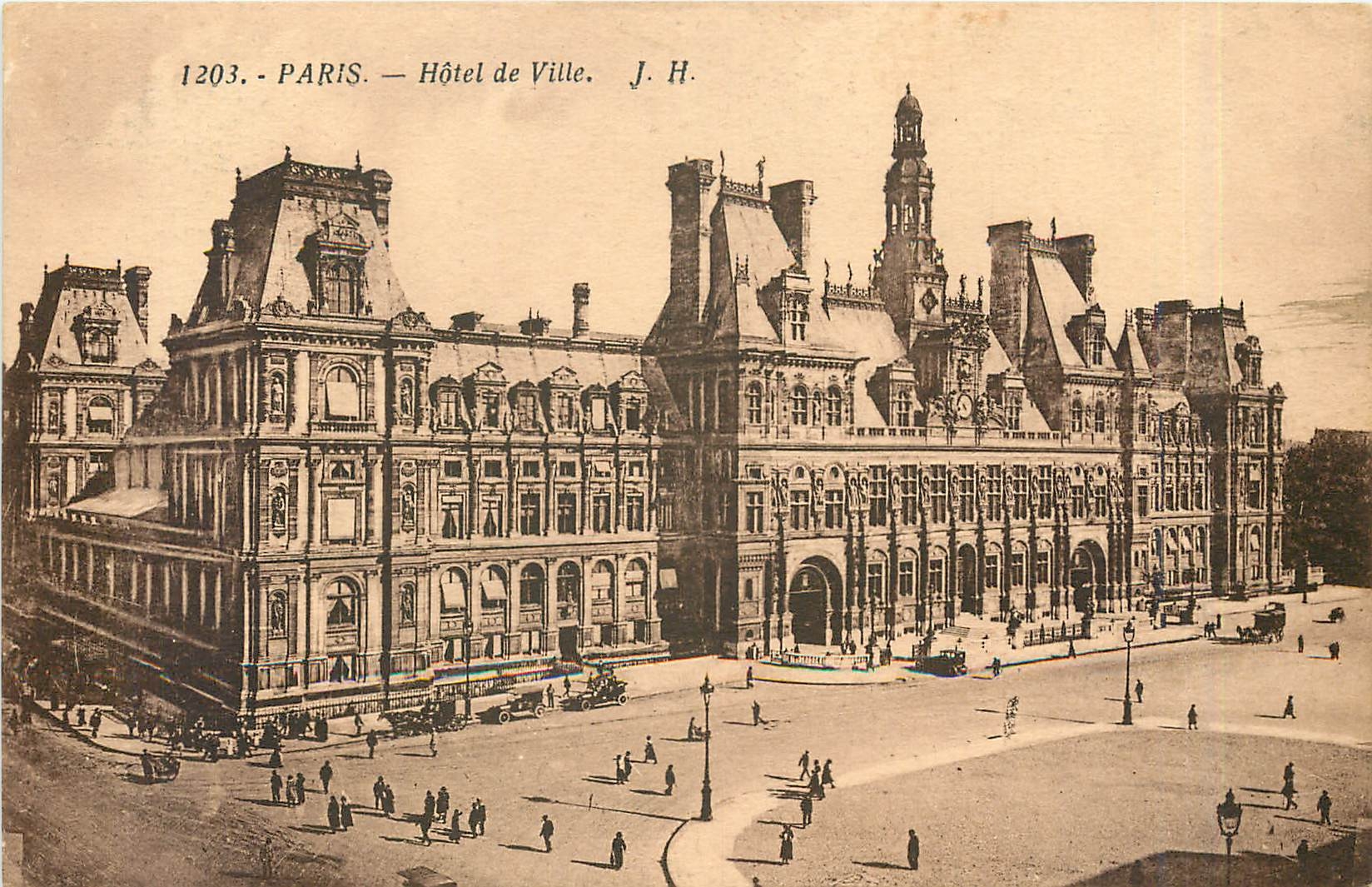 CPA PARIS-Hotel de ville
