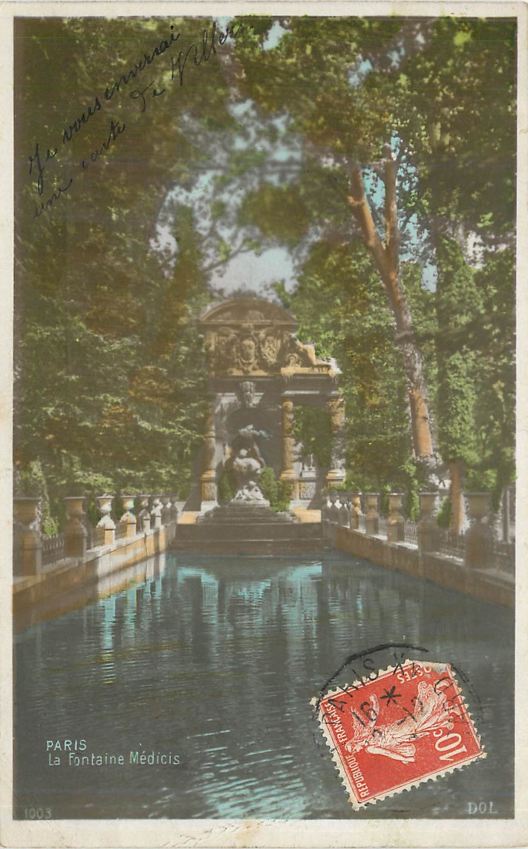 CPA PARIS-la fontaine Medicis