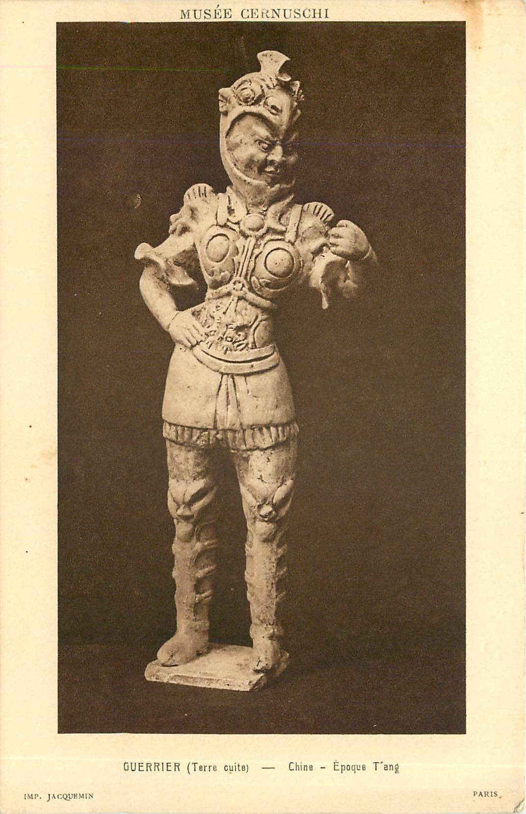 CPA GUERRIER Chine Epoque Tang Musee Cernuschi Paris China